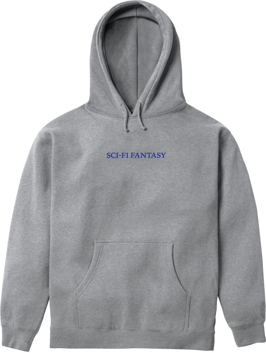 SCI-FI FANTASY - Logo Hoodie Heather Grey
