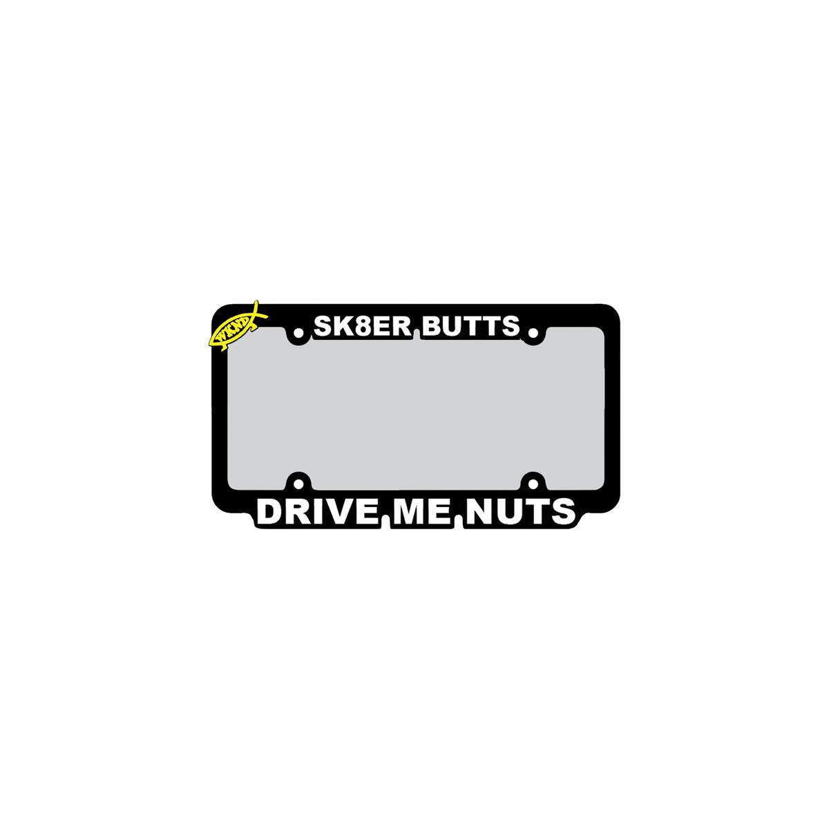WKND - Drive Me Nuts License Plate Frame