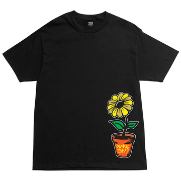SHAKE JUNT - Flower Tee Black