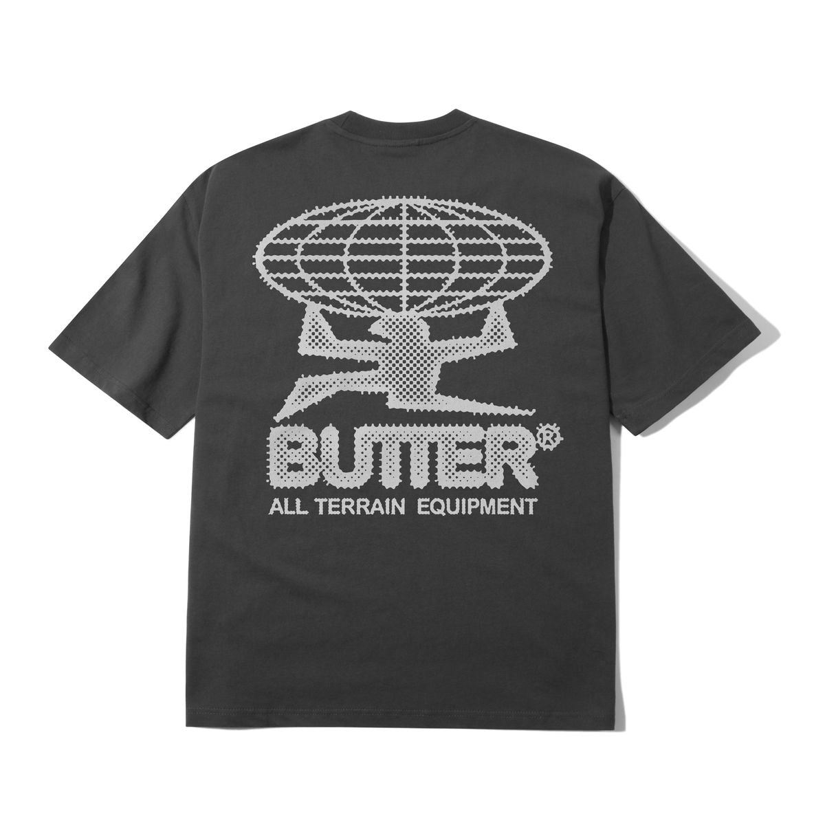 BUTTER GOODS - Terrain Tee Washed Black