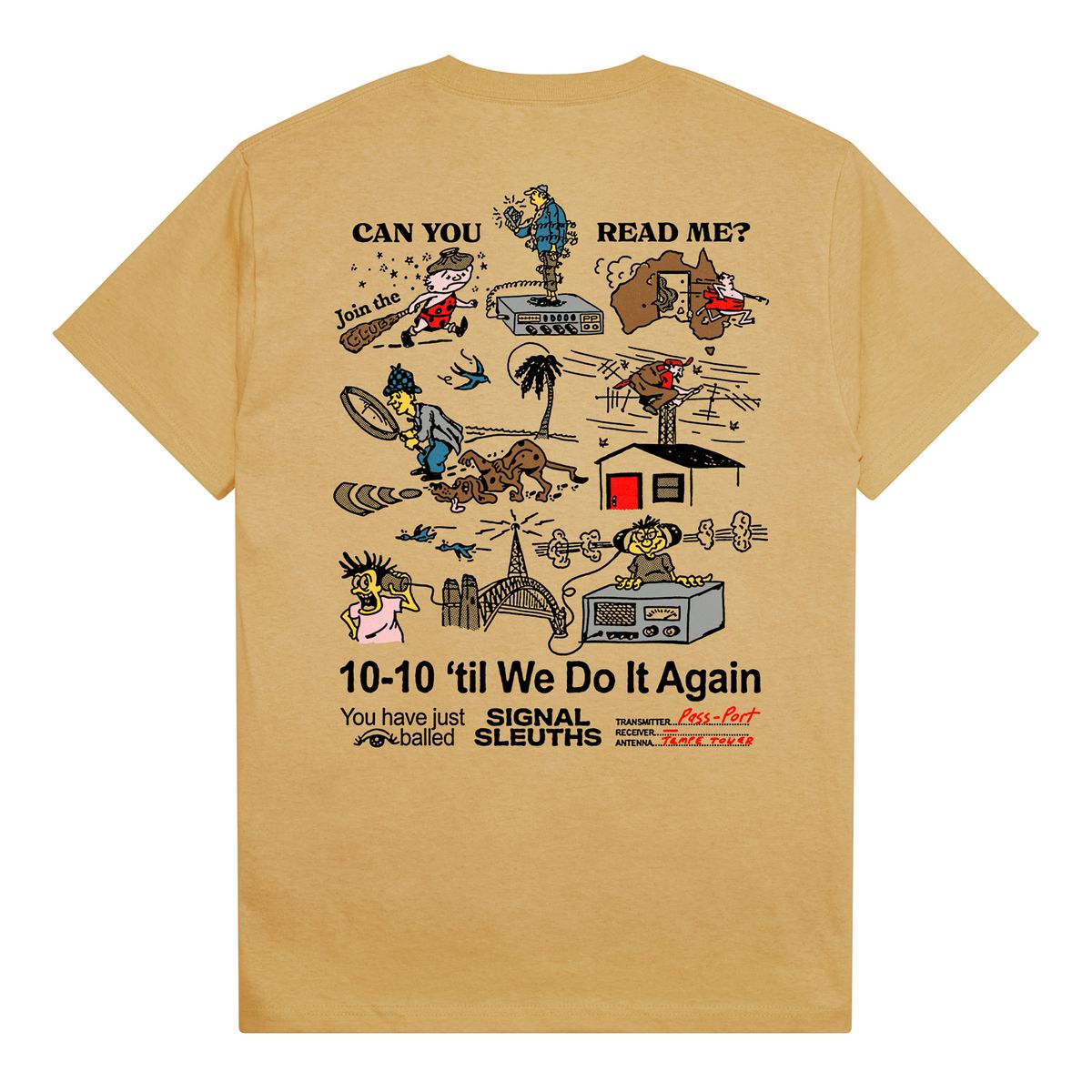 PASS~PORT - Radio Silence Tee Barley