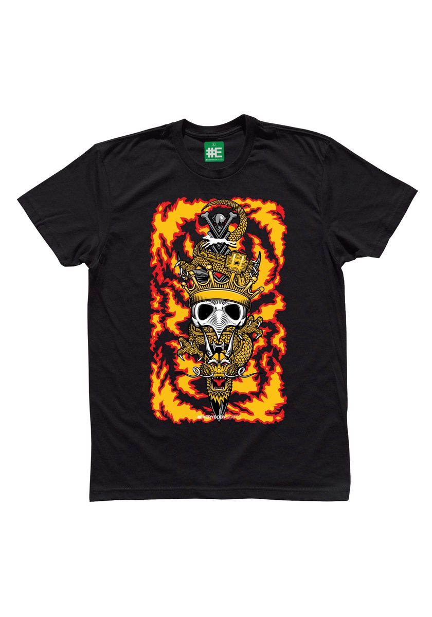 EVERYBODY SKATES - Kings Tee Black