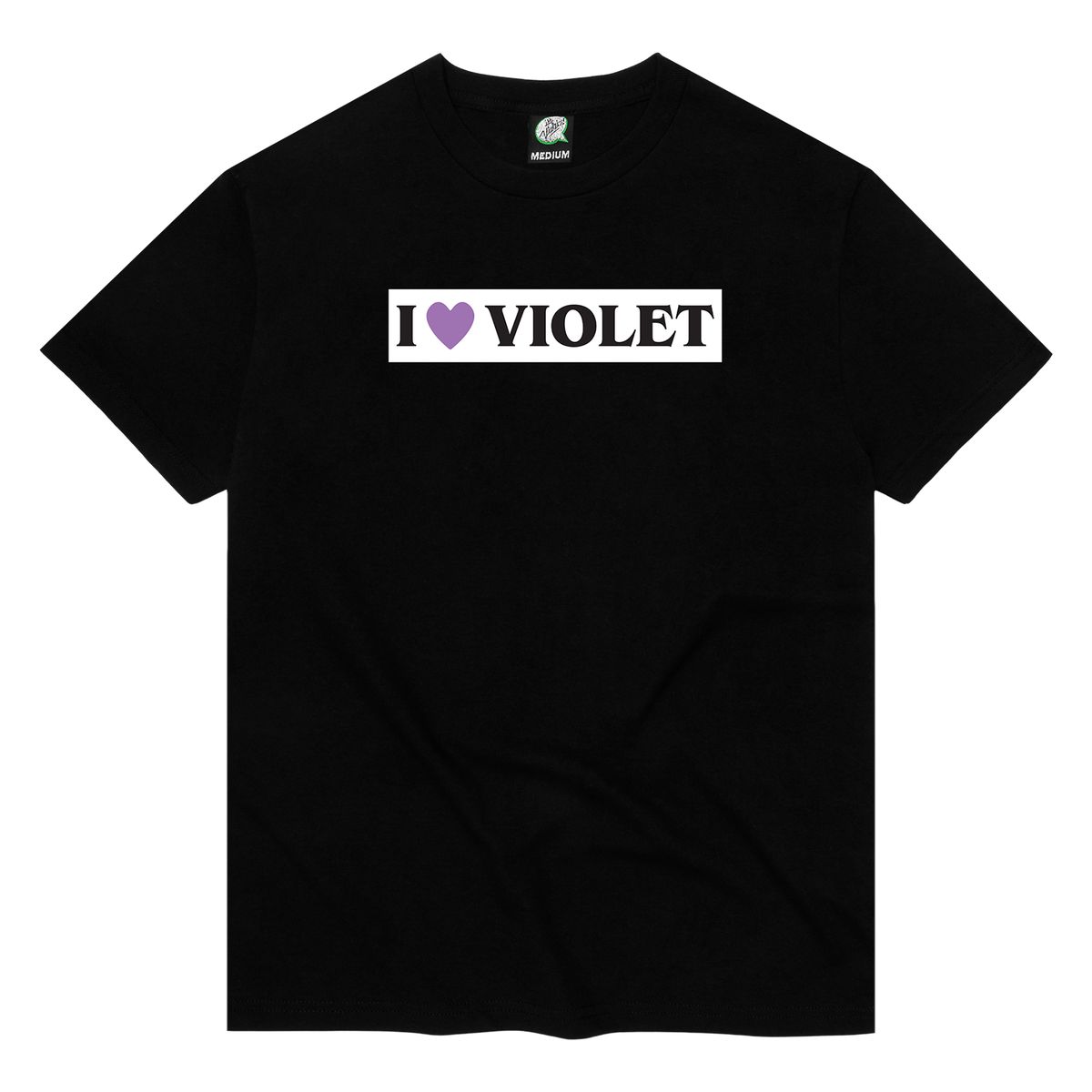 VIOLET - I Love Violet Tee Black