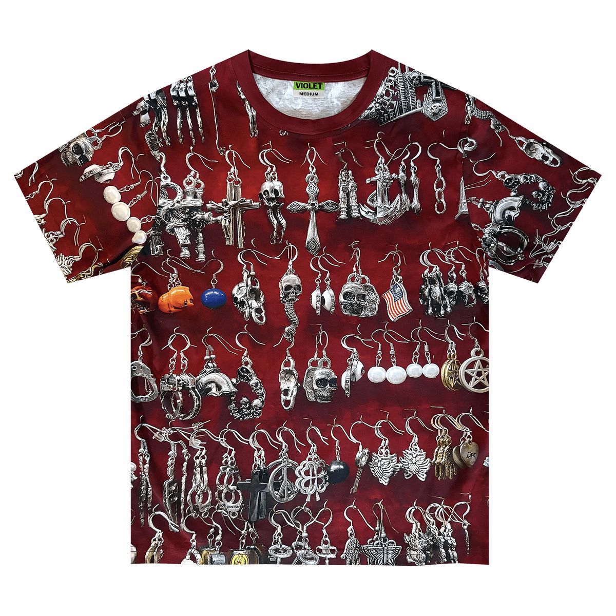 VIOLET - Saint Mark's Earings Tee