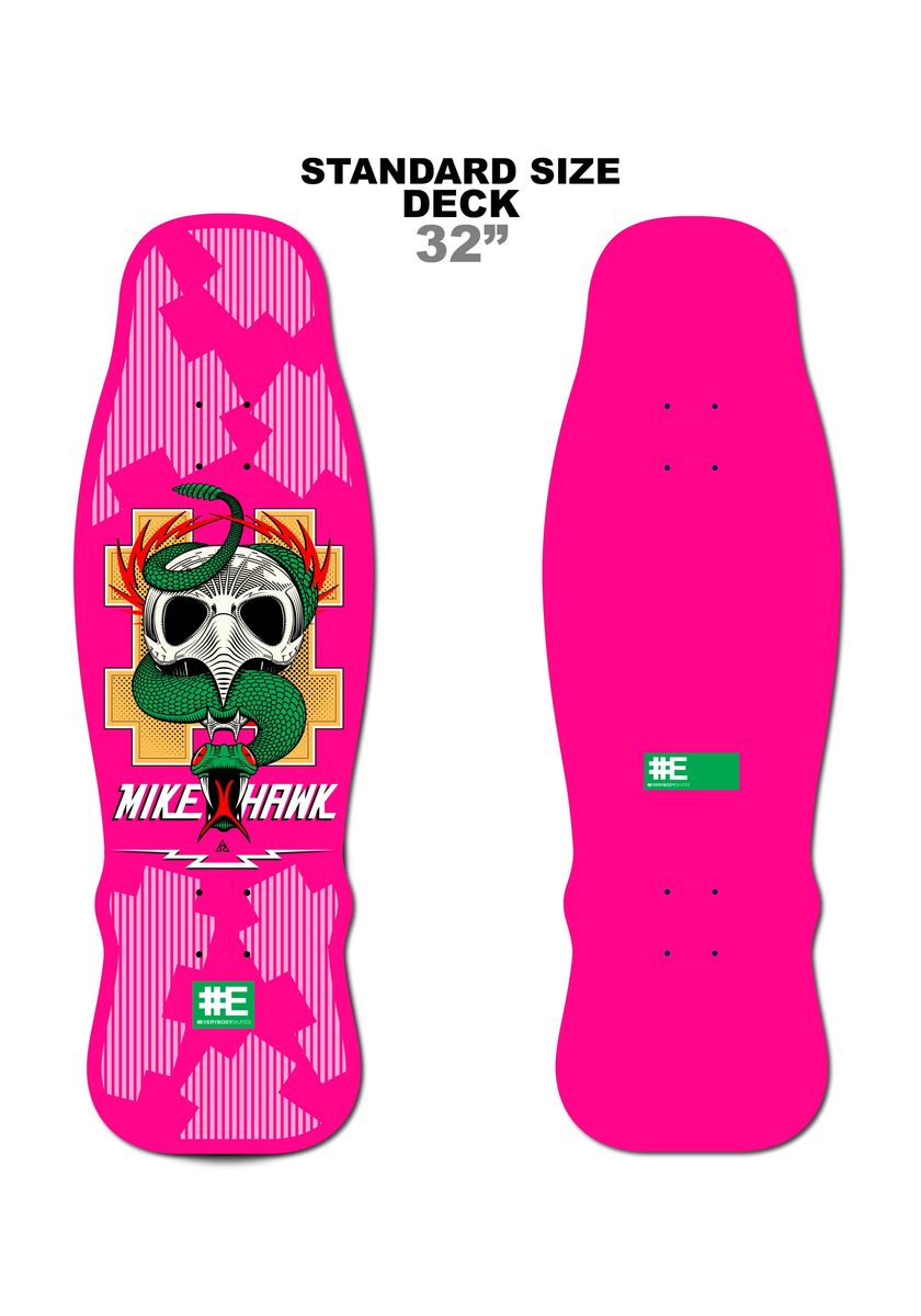 EVERYBODY SKATES - Mike Hawk Standard Size - 10.0