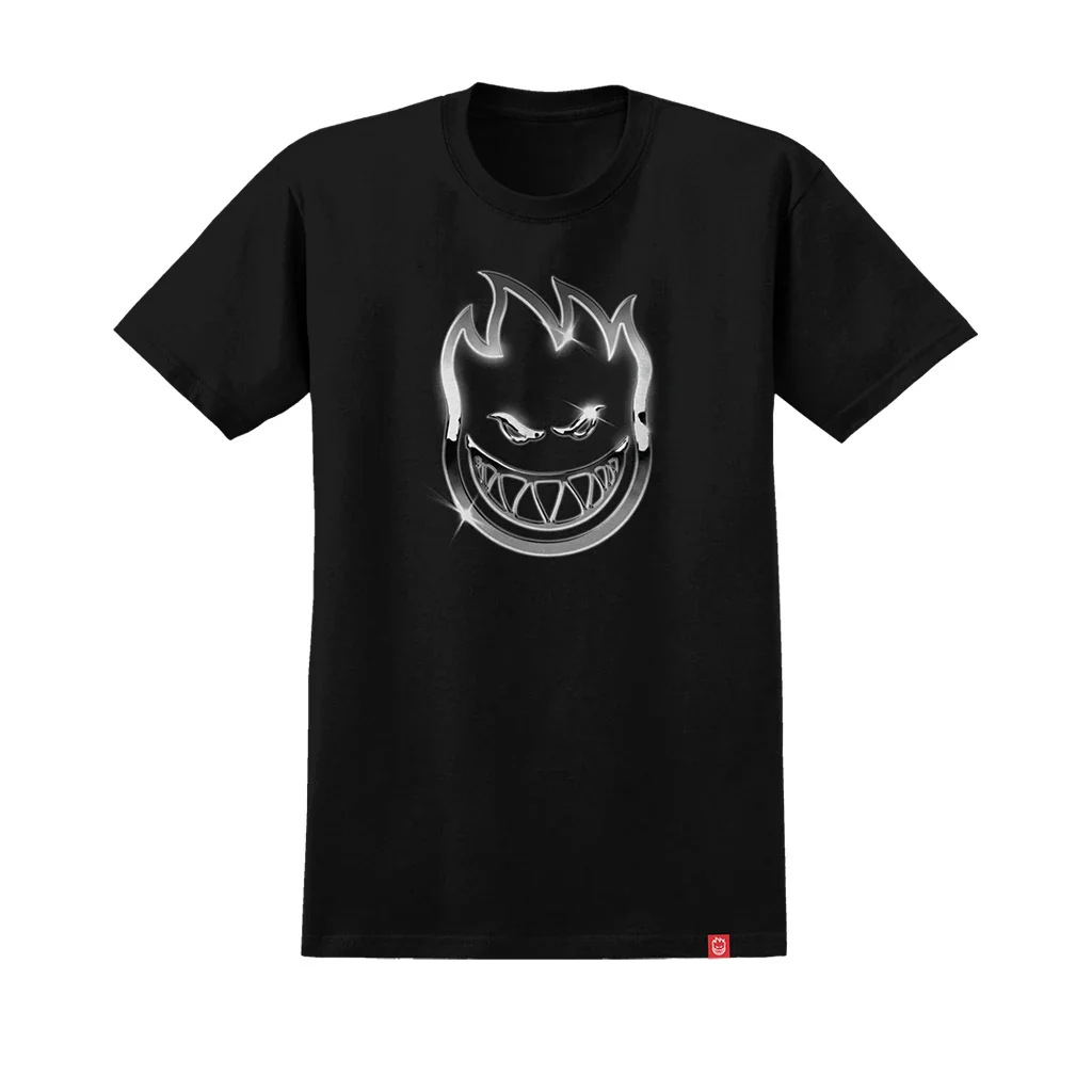 SPITFIRE - Chrome Bighead Tee Black