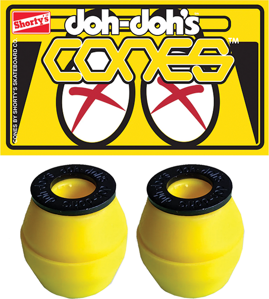 SHORTY'S - Doh Doh's Cones Bushings 92a Yellow Soft