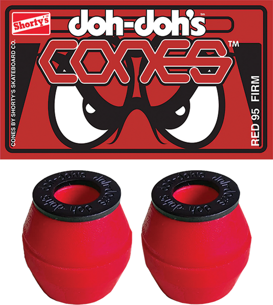 SHORTY'S - Doh Doh's Cones Bushings 95a Red Firm