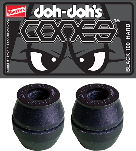 SHORTY'S - Doh Doh's Cones Bushings 100a Black Hard