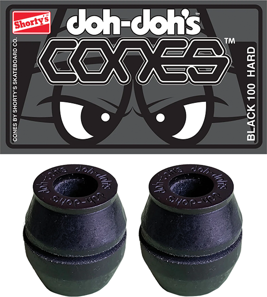 SHORTY'S - Doh Doh's Cones Bushings 100a Black Hard