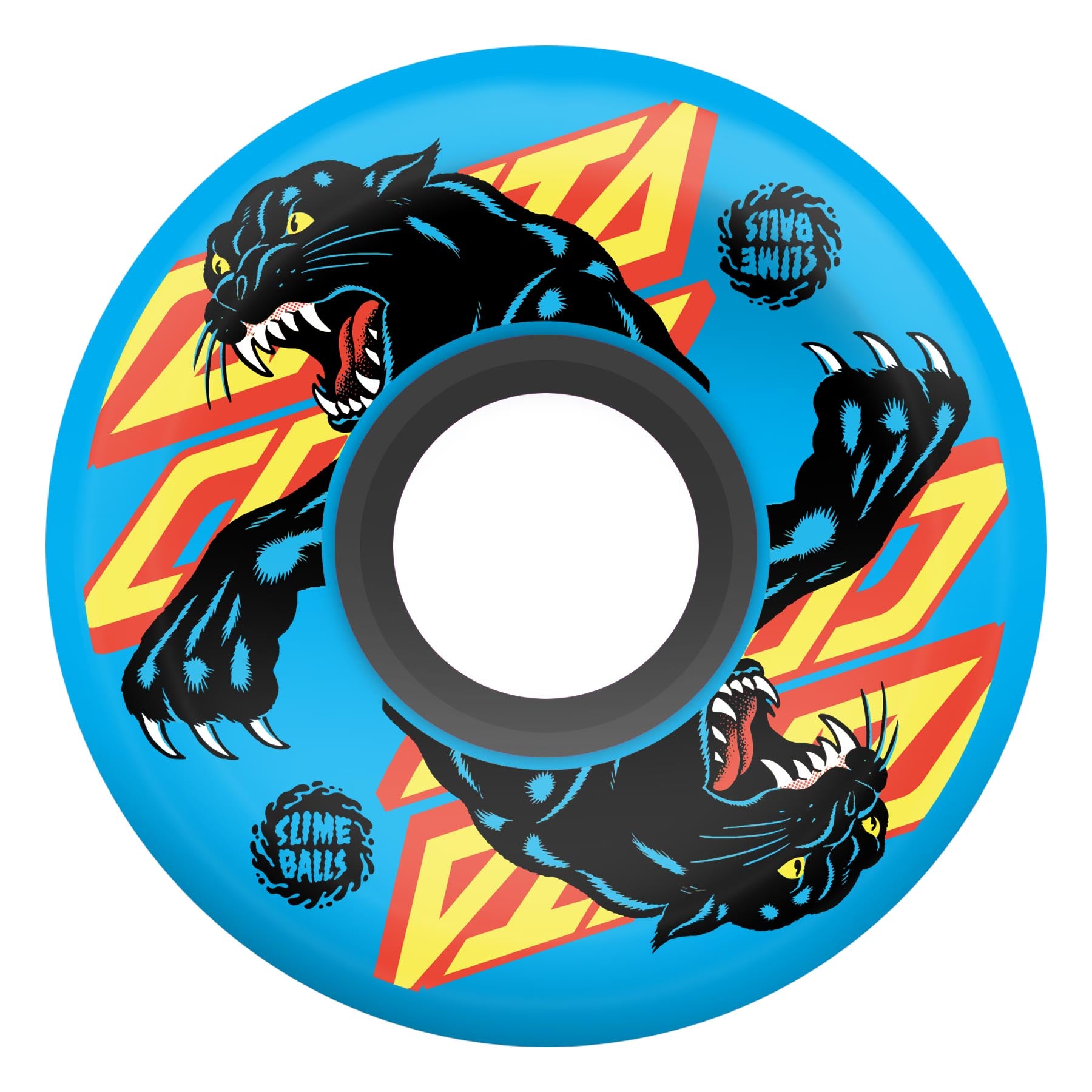 SLIME BALLS - 60mm Natas Kaupas Panther OG Slime Blue 78a