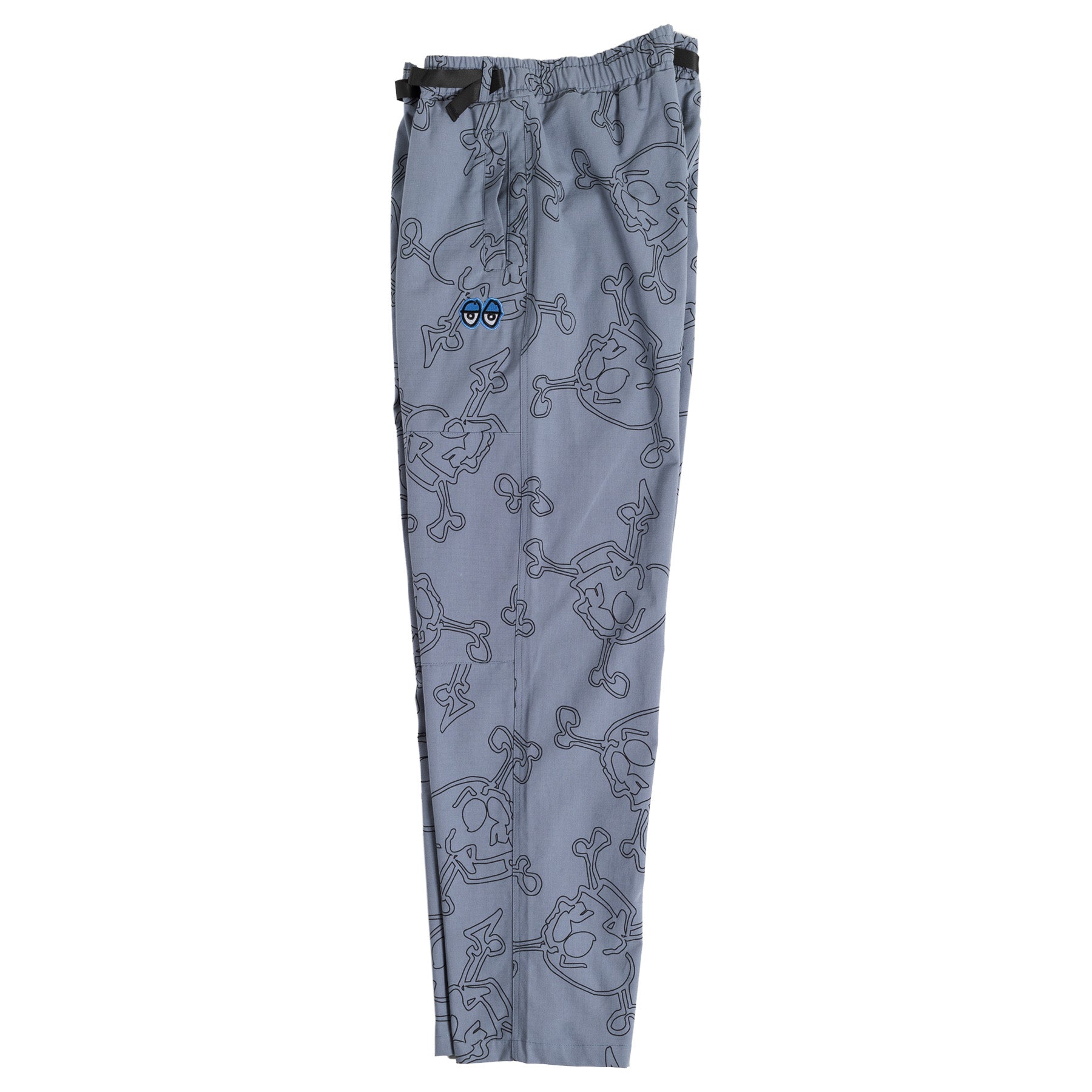 KROOKED - Style Eyes Ripstop Double Knee Pants Grey