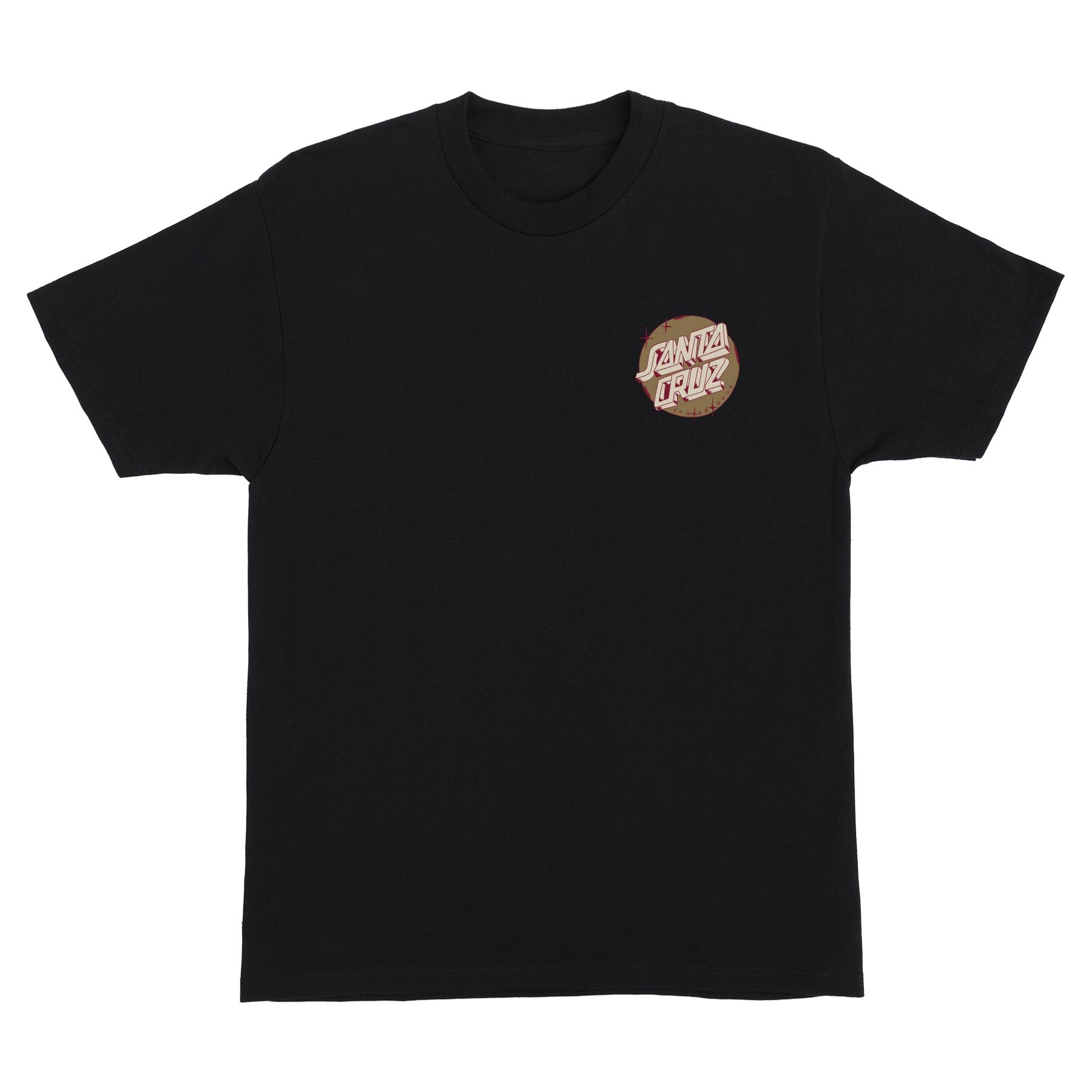 SANTA CRUZ - Scrawl Brick Dot Tee Black