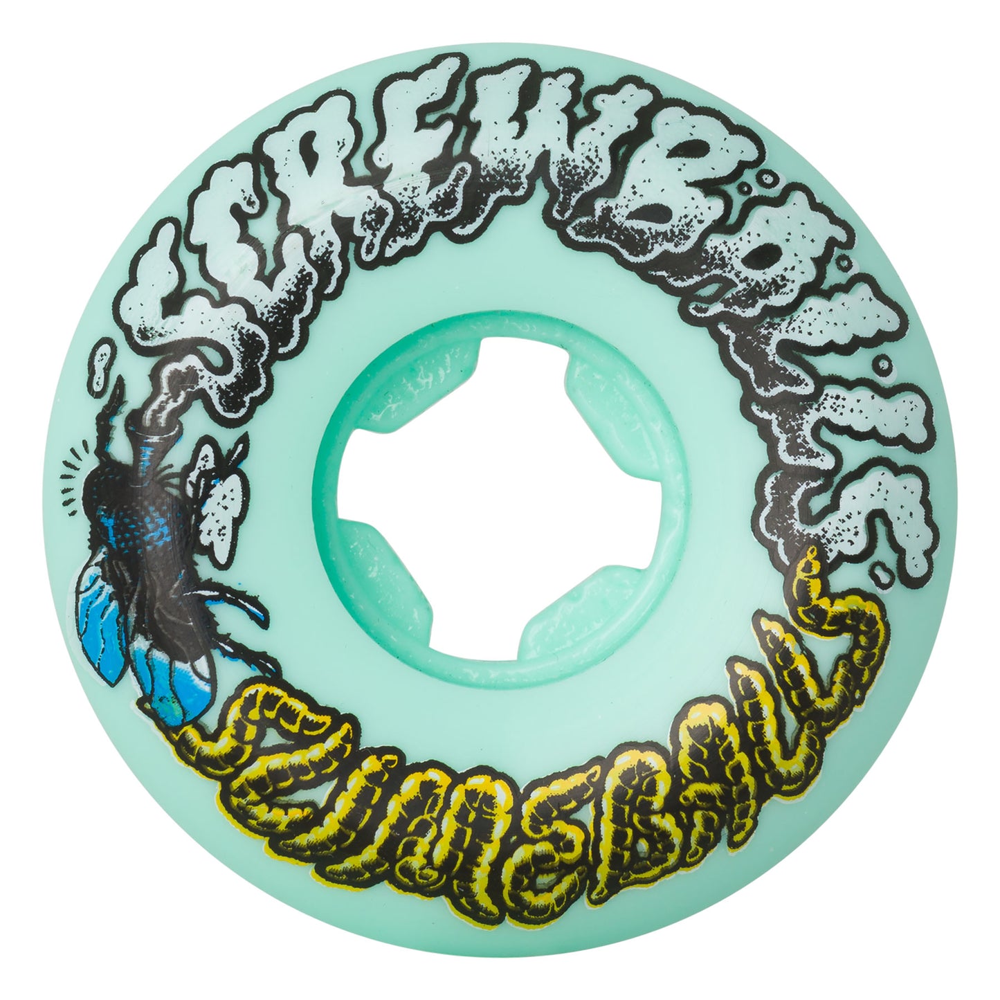 SLIME BALLS - 53mm Screw Balls Teal 99a