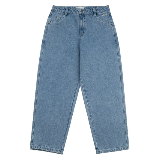 DIME - Classic Baggy Pants Blue Washed