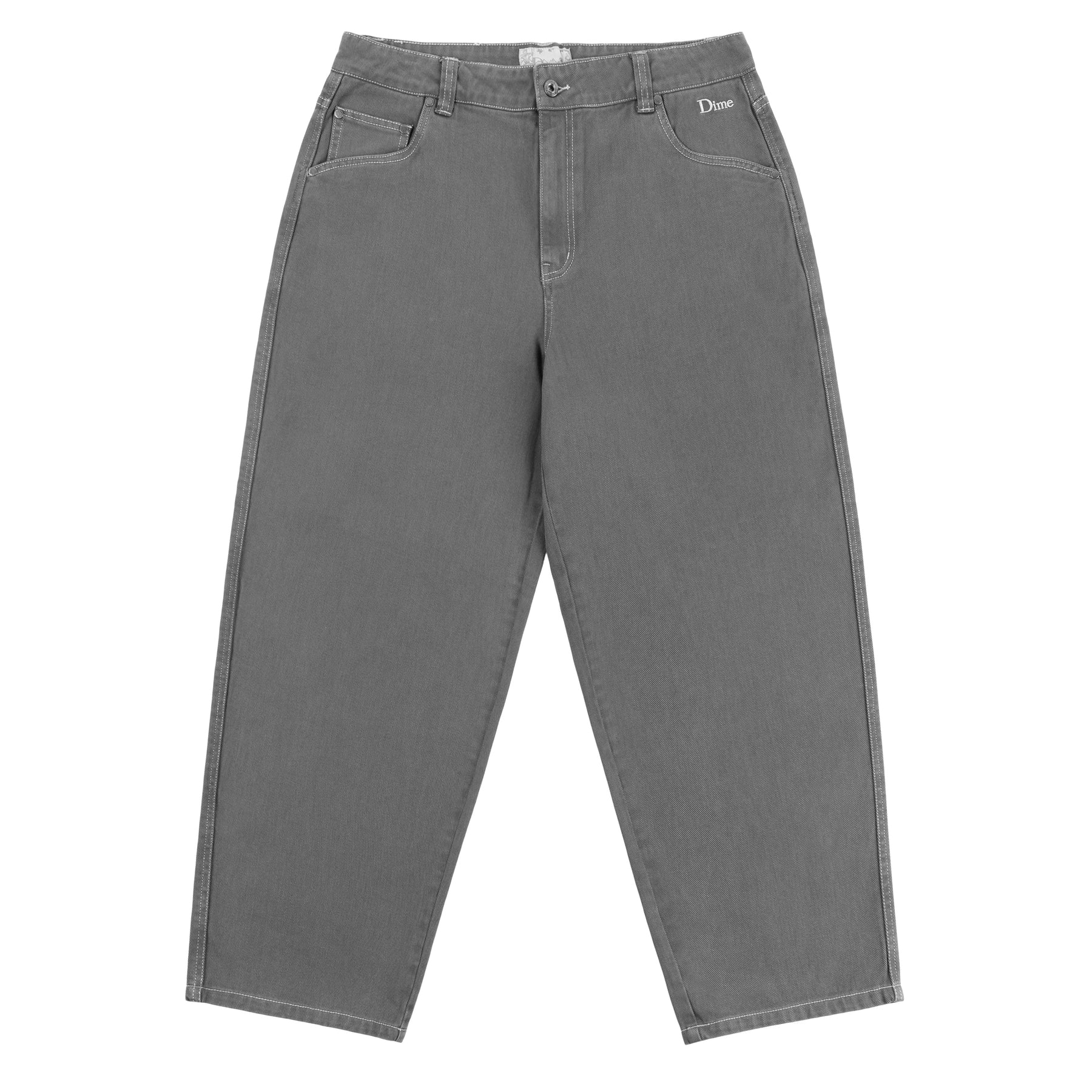 DIME - Baggy Denim Pants Dark Gray – Deli Skate Supply