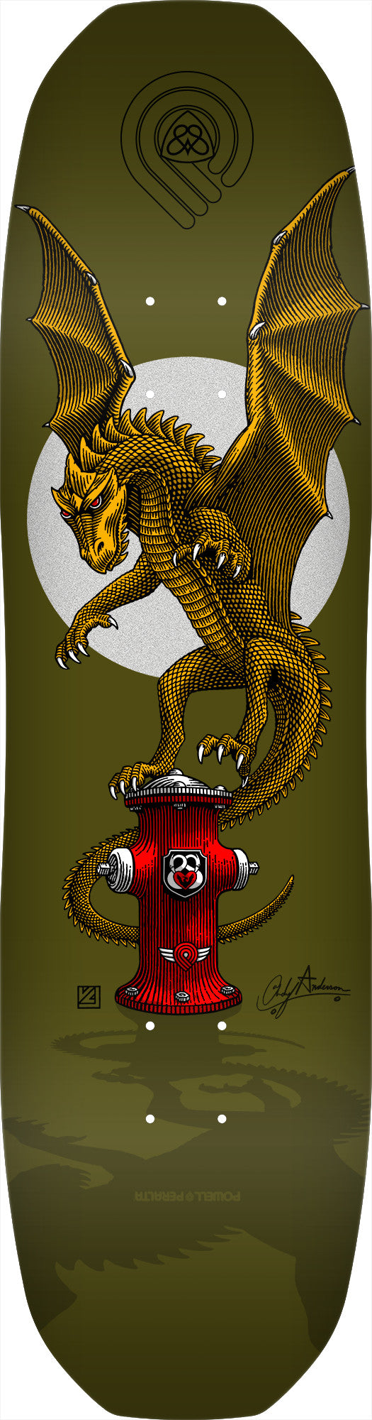 POWELL PERALTA - Andy Anderson Hydrant Olive - 8.4