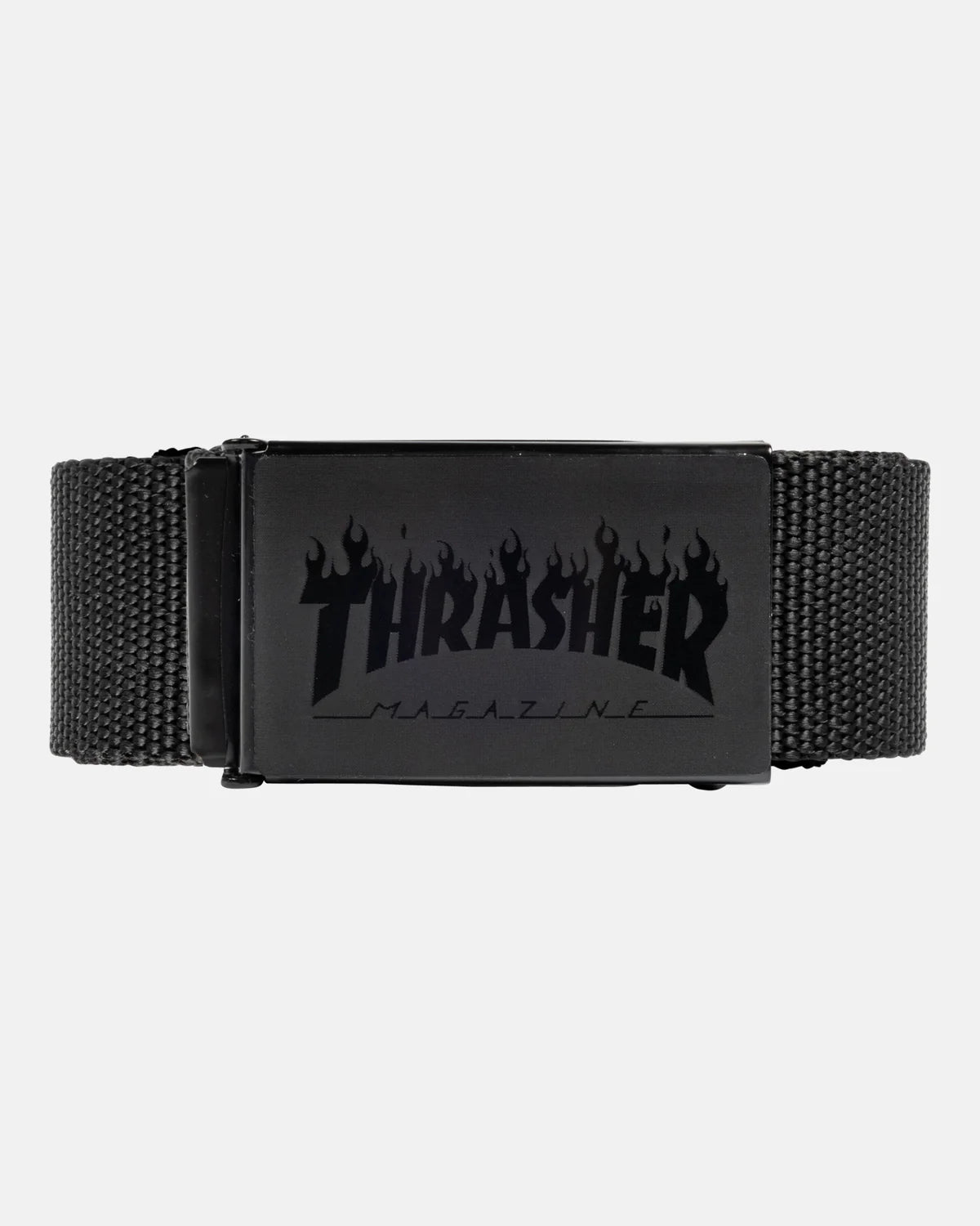THRASHER - Web Flame Belt Black