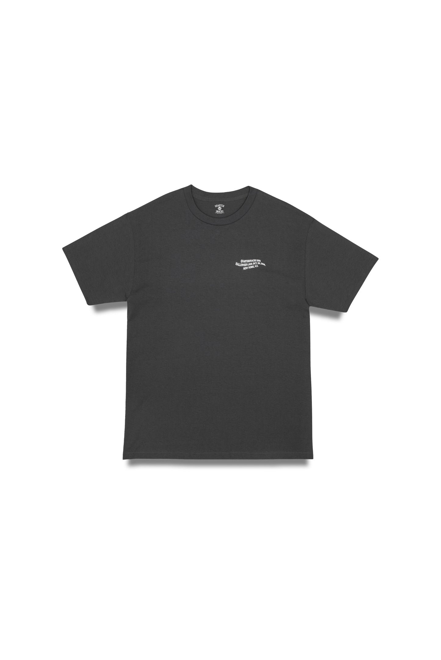 QUARTER SNACKS - Halloween Snackman Tee Charcoal
