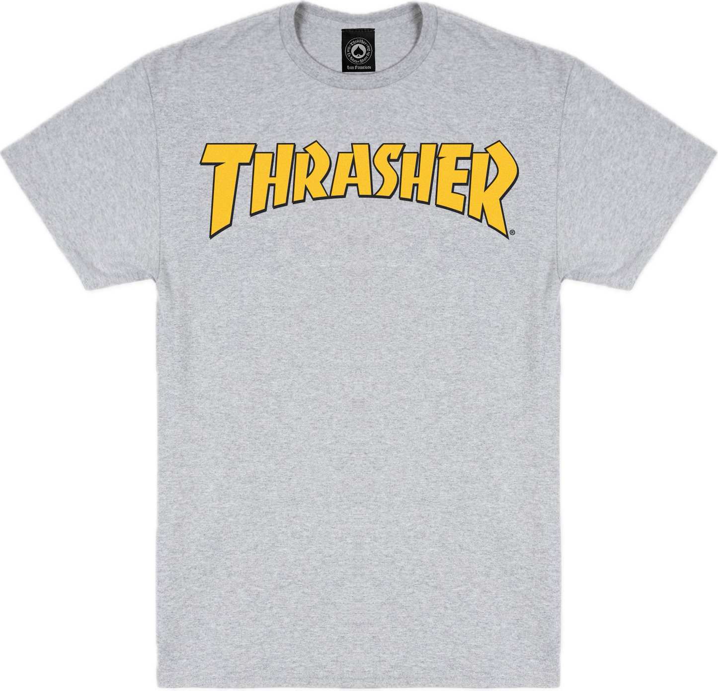 THRASHER - Cover Logo Tee Ash Grey