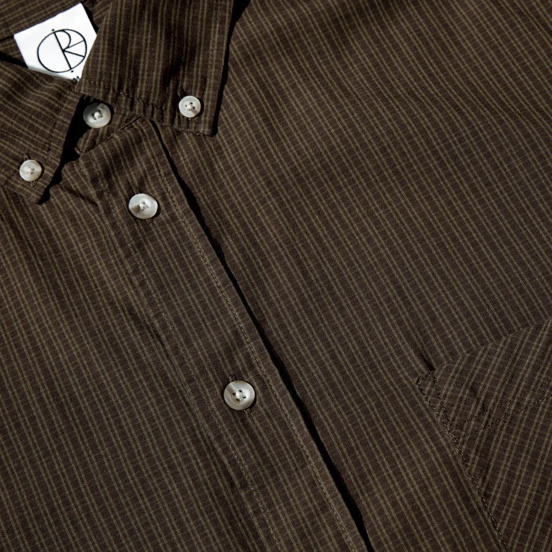 POLAR SKATE CO. - Ben Longseleeve Shirt Brown