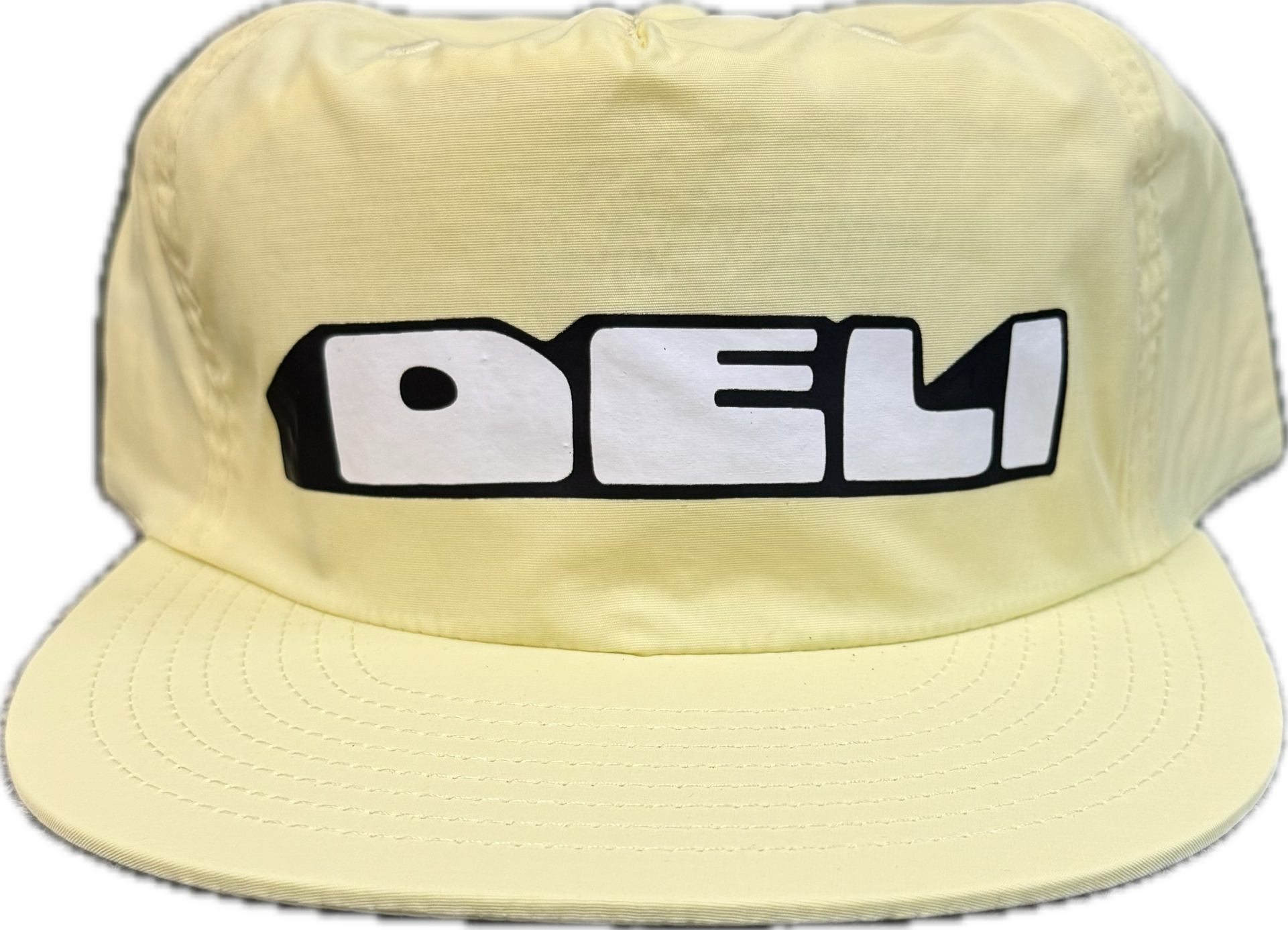 DELI - Mound Nylon Snapback Hat Lemonade w/ Black & White