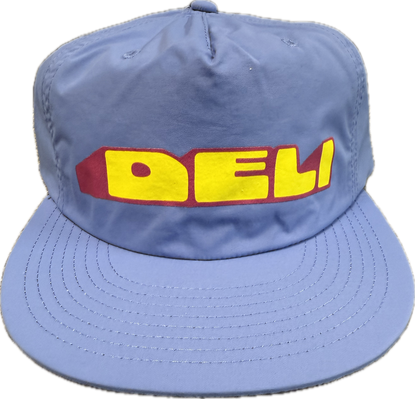 DELI - Mound Nylon Snapback Hat Lapis w/ Yellow