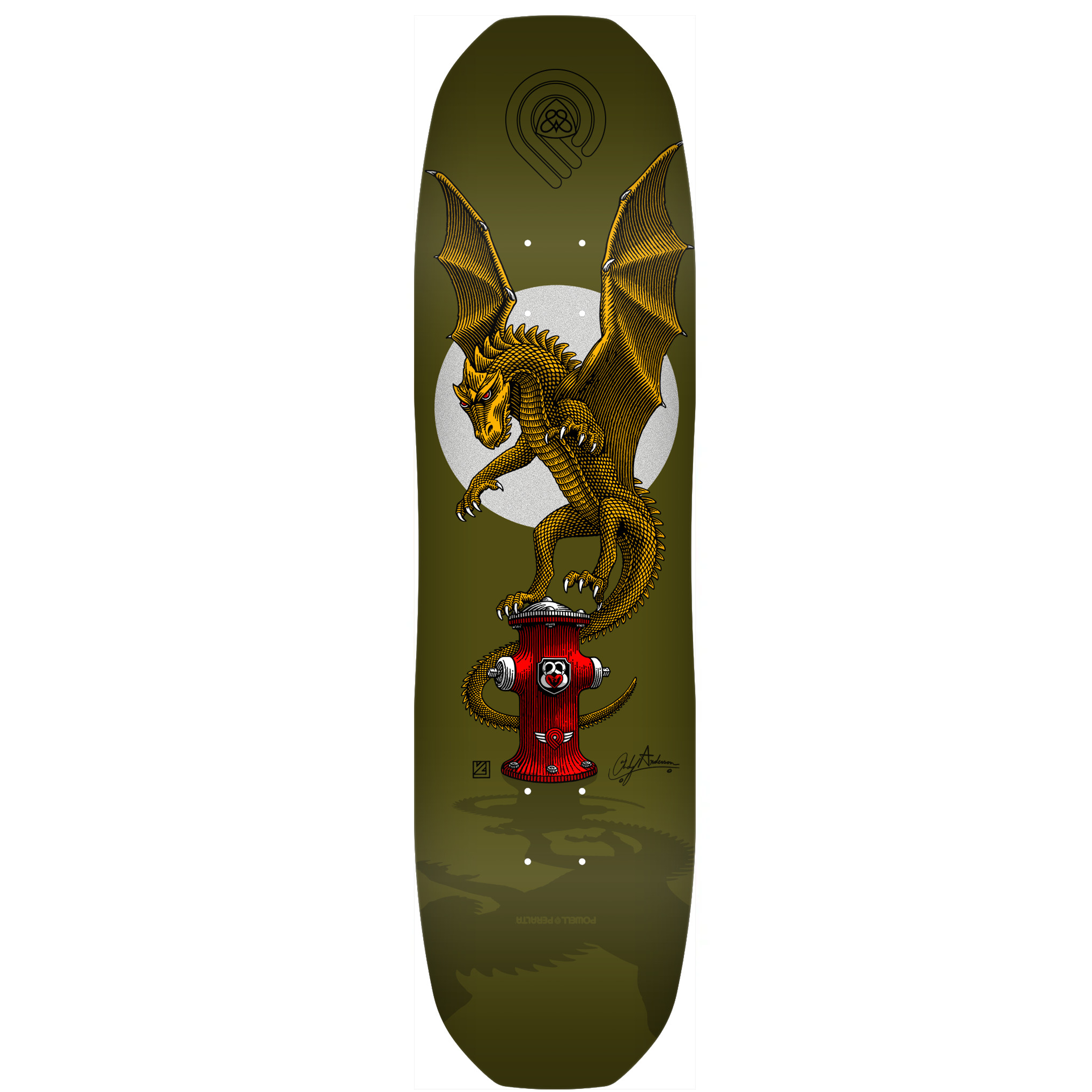 POWELL PERALTA - Andy Anderson Hydrant Olive - 8.4