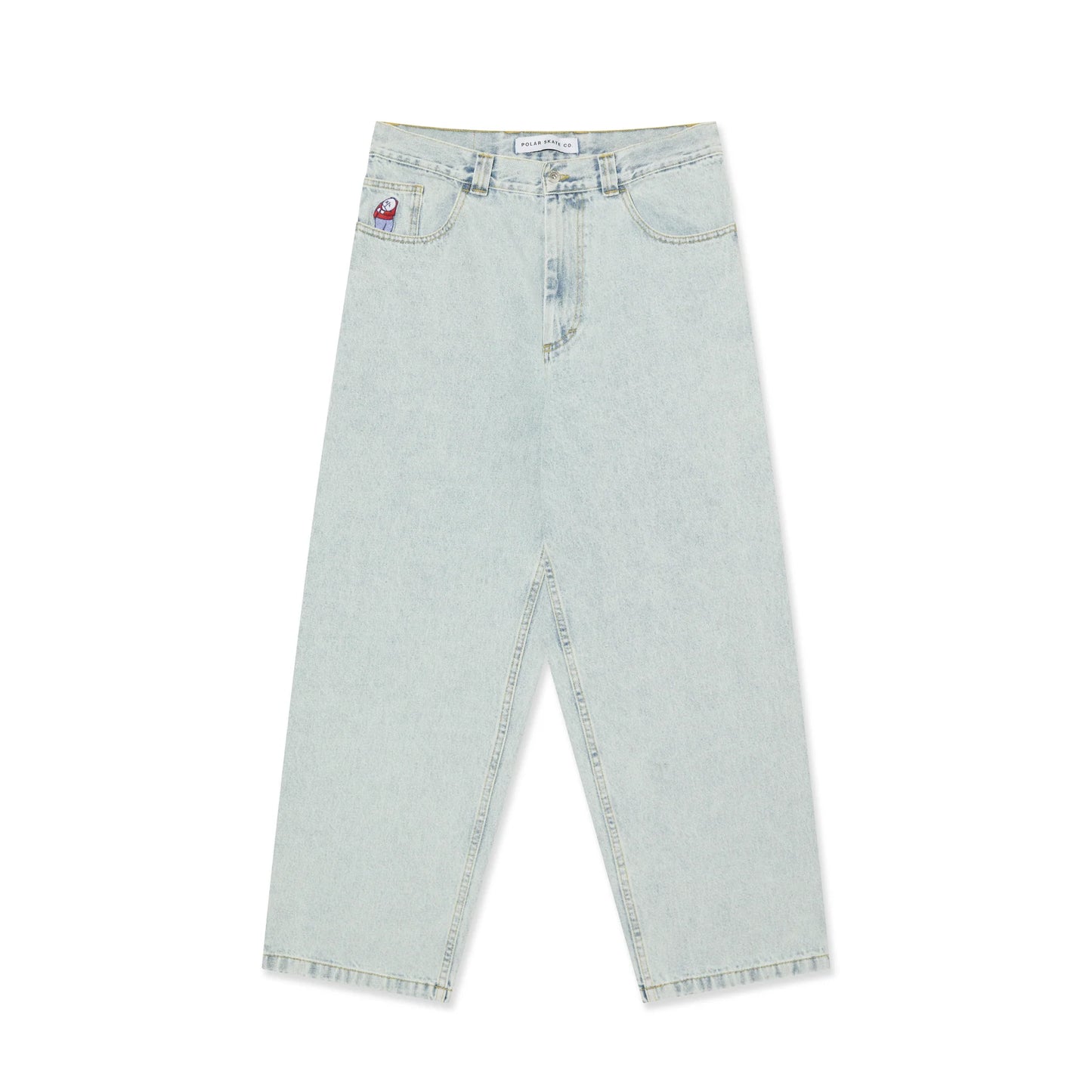 POLAR SKATE CO. - Big Boy Pants Light Blue OG LOGO