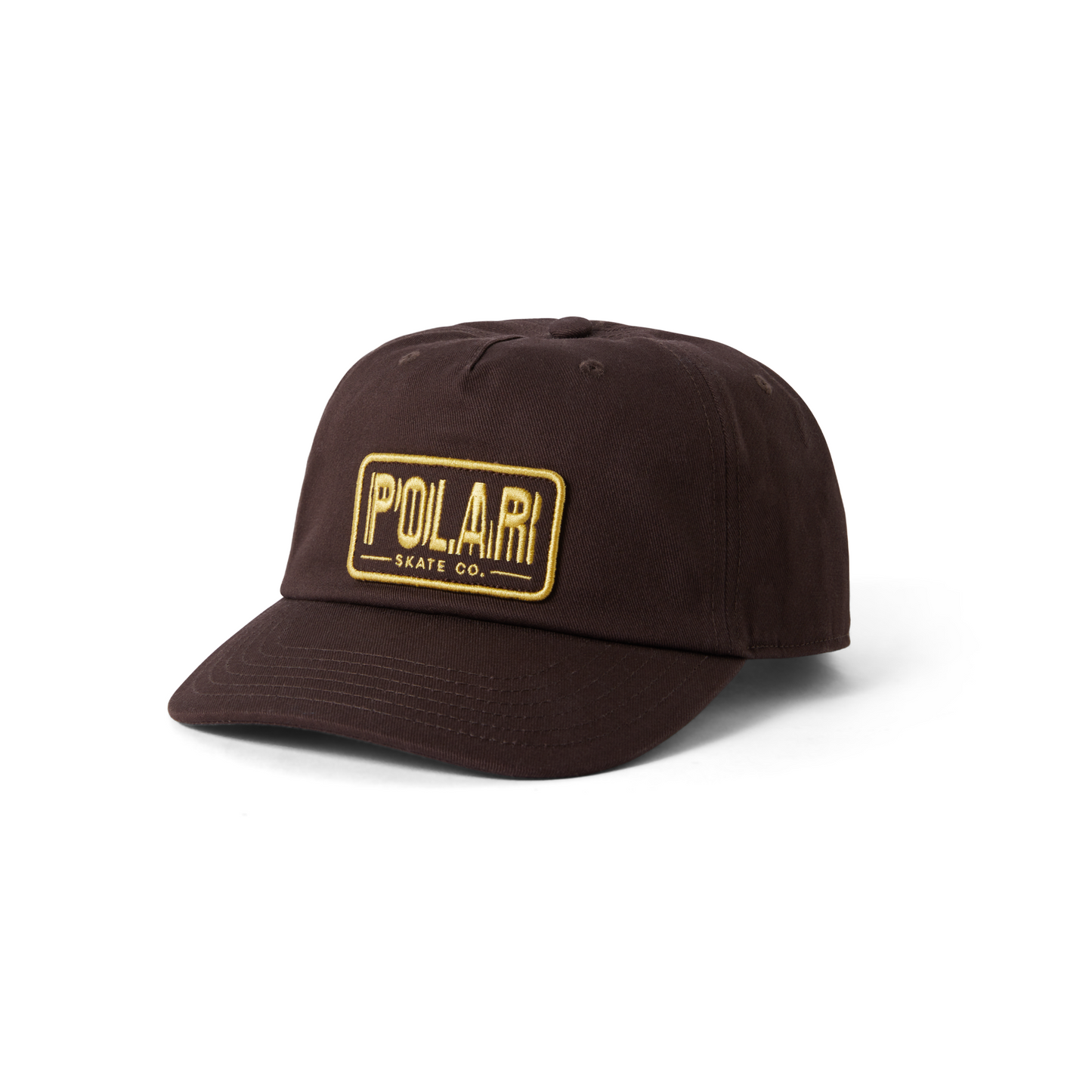 POLAR SKATE CO. - Earthquake Patch Cap Brown