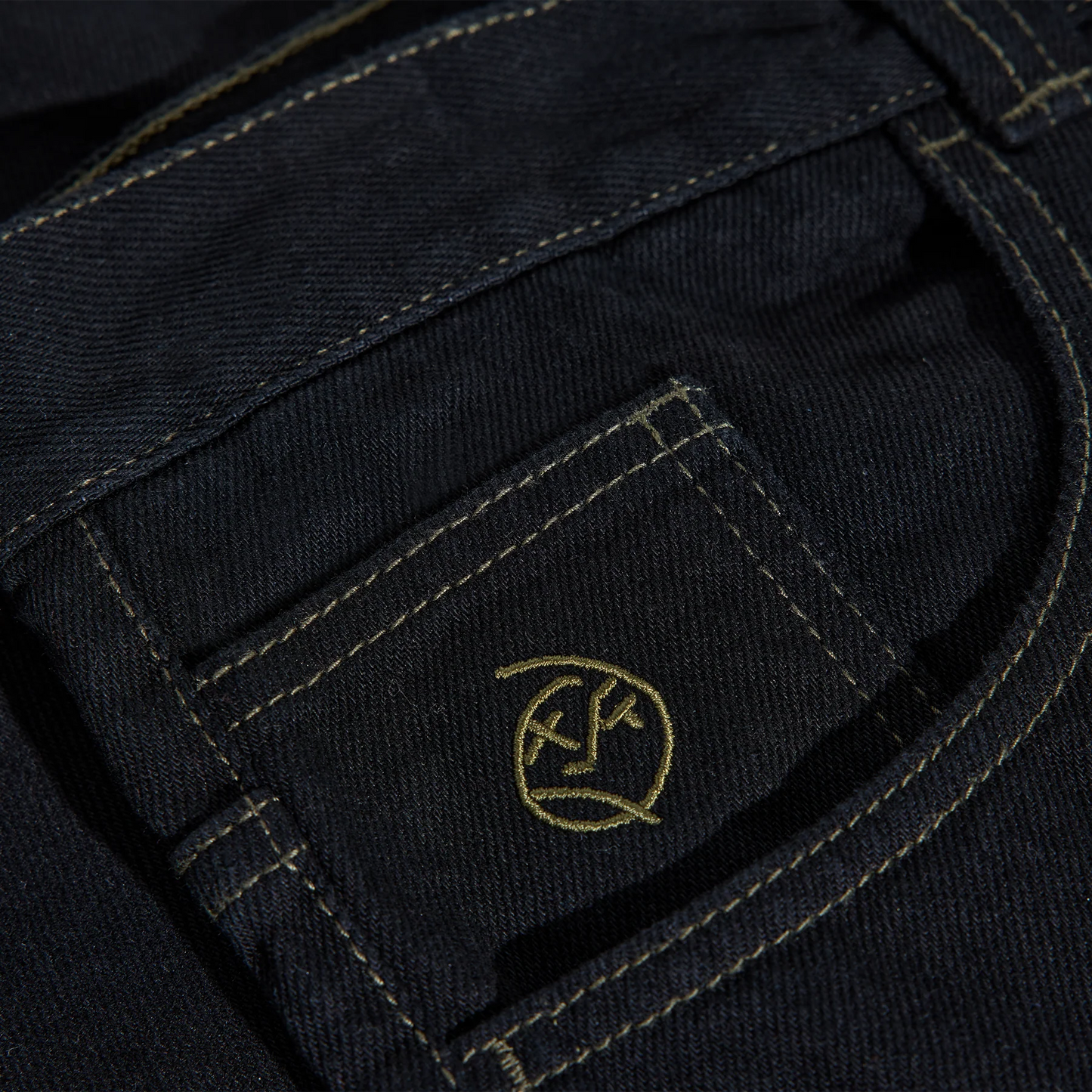POLAR SKATE CO. - Big Boy Pants Black/Dark Olive