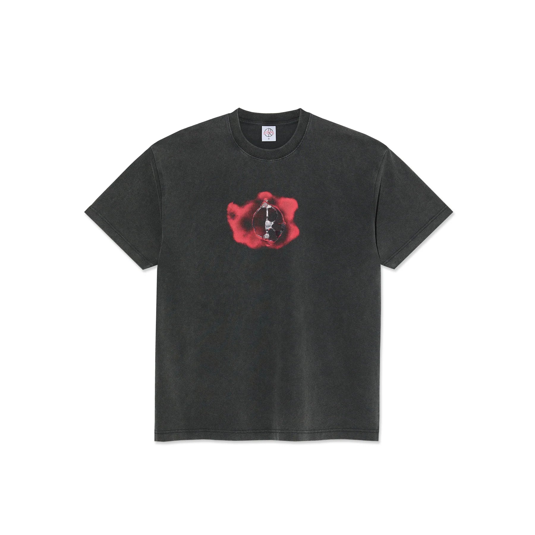 POLAR SKATE CO. - Metal Logo Tee Silver Black