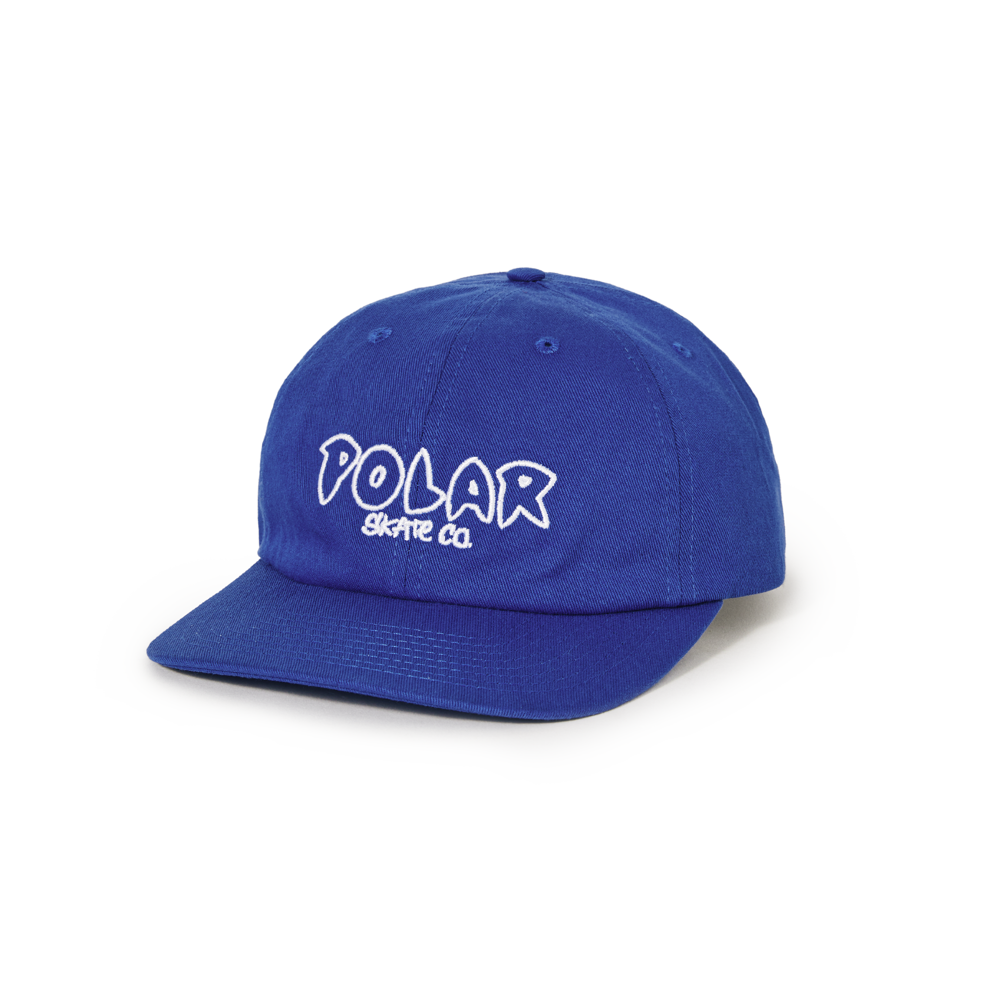 POLAR SKATE CO. - Outline Logo Michael Cap Egyptian Blue