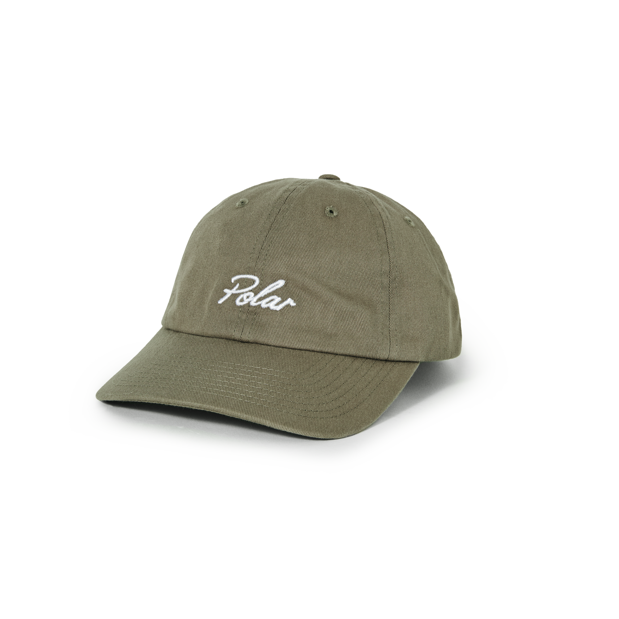 POLAR SKATE CO. - Varsity Logo Sam Cap Khaki