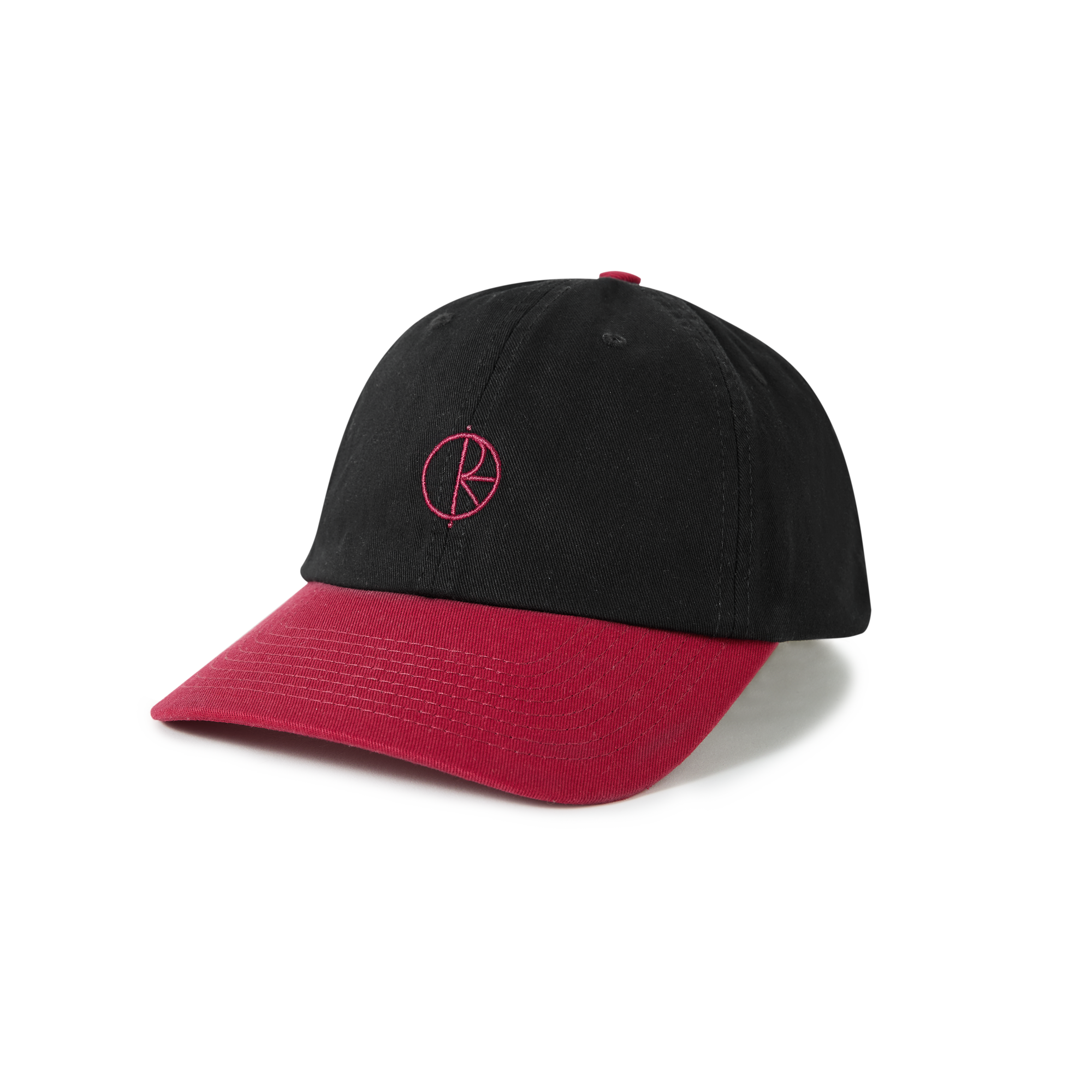 POLAR SKATE CO. - Stroke Logo Sai Cap Black/Red