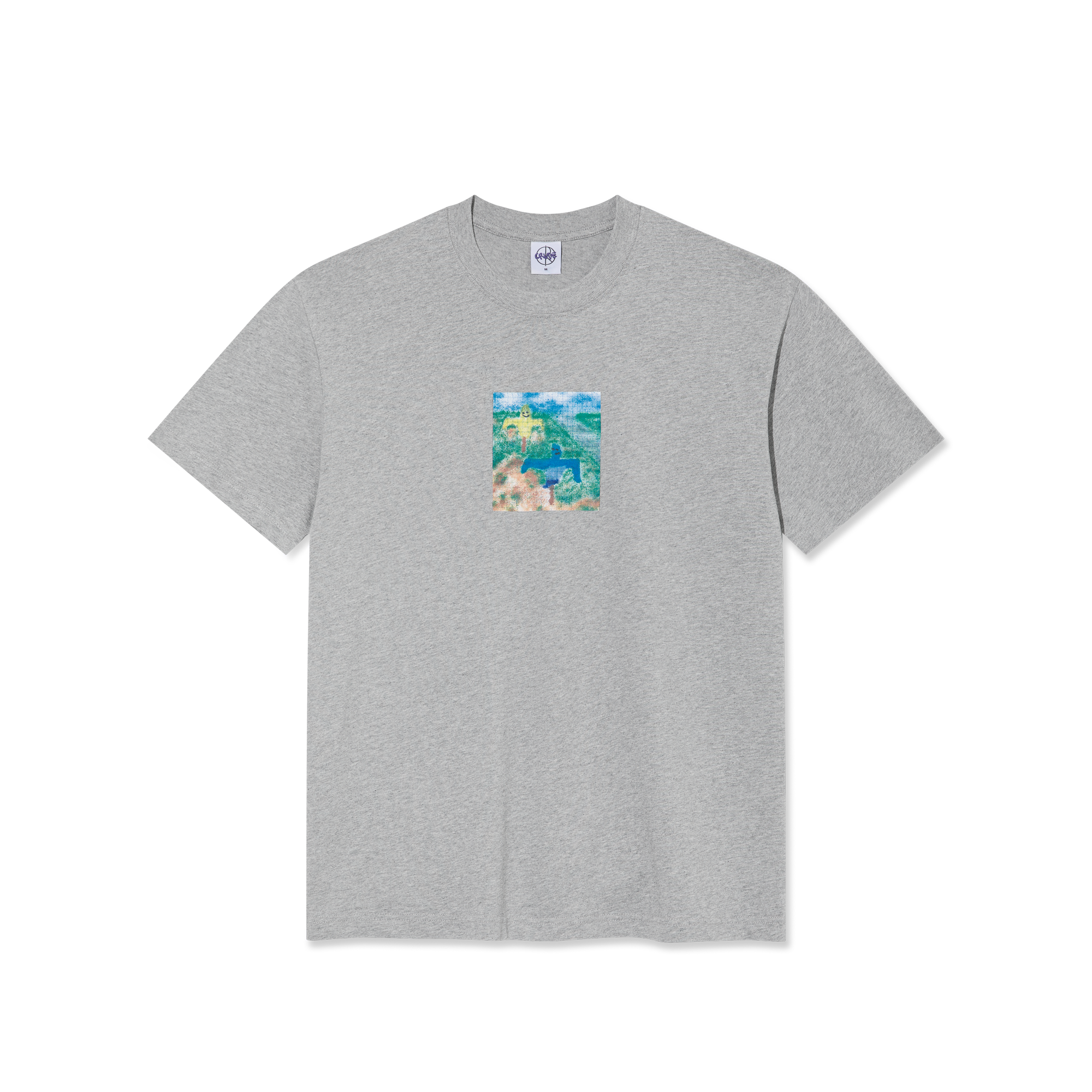 POLAR SKATE CO. - Scarecrow Tee Heather Grey