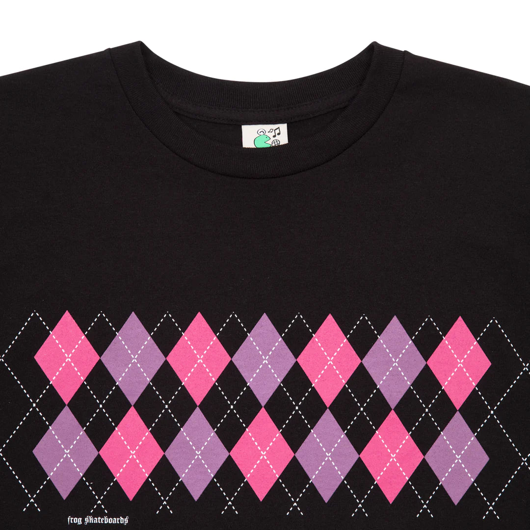 FROG - Total Argyle Tee Black