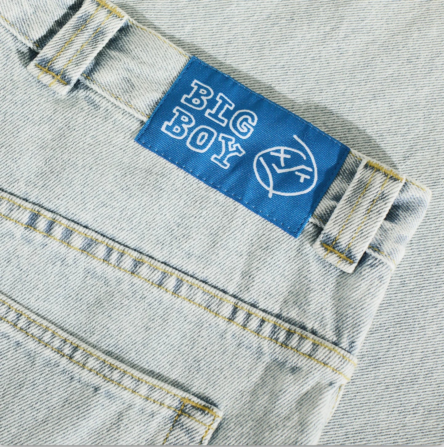 POLAR SKATE CO. - Big Boy Pants Light Blue OG LOGO