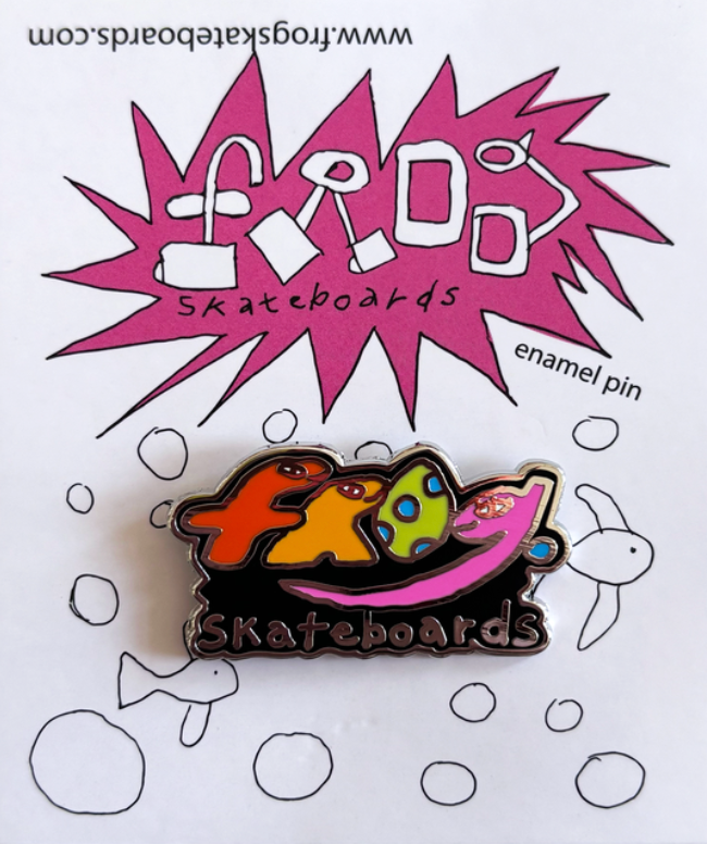 FROG - Dino Logo Enamel Pin