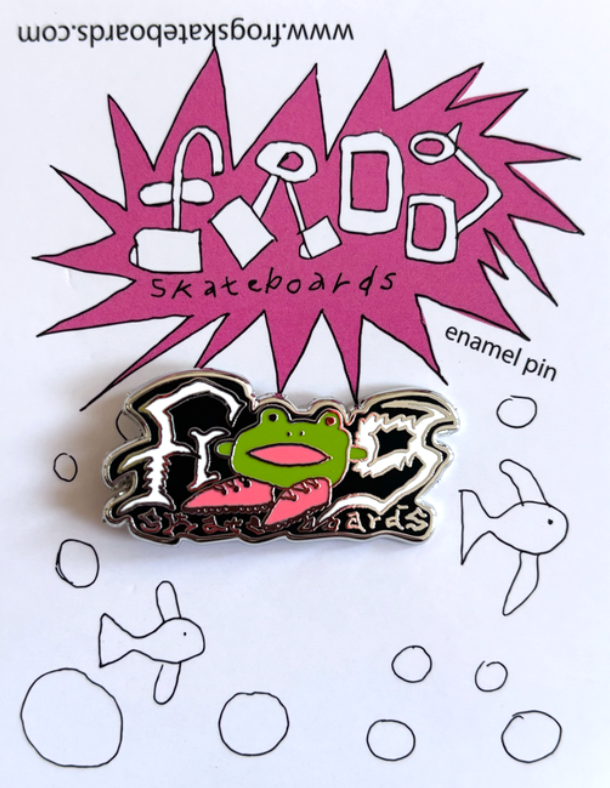 FROG - Big Shoes Enamel Pin