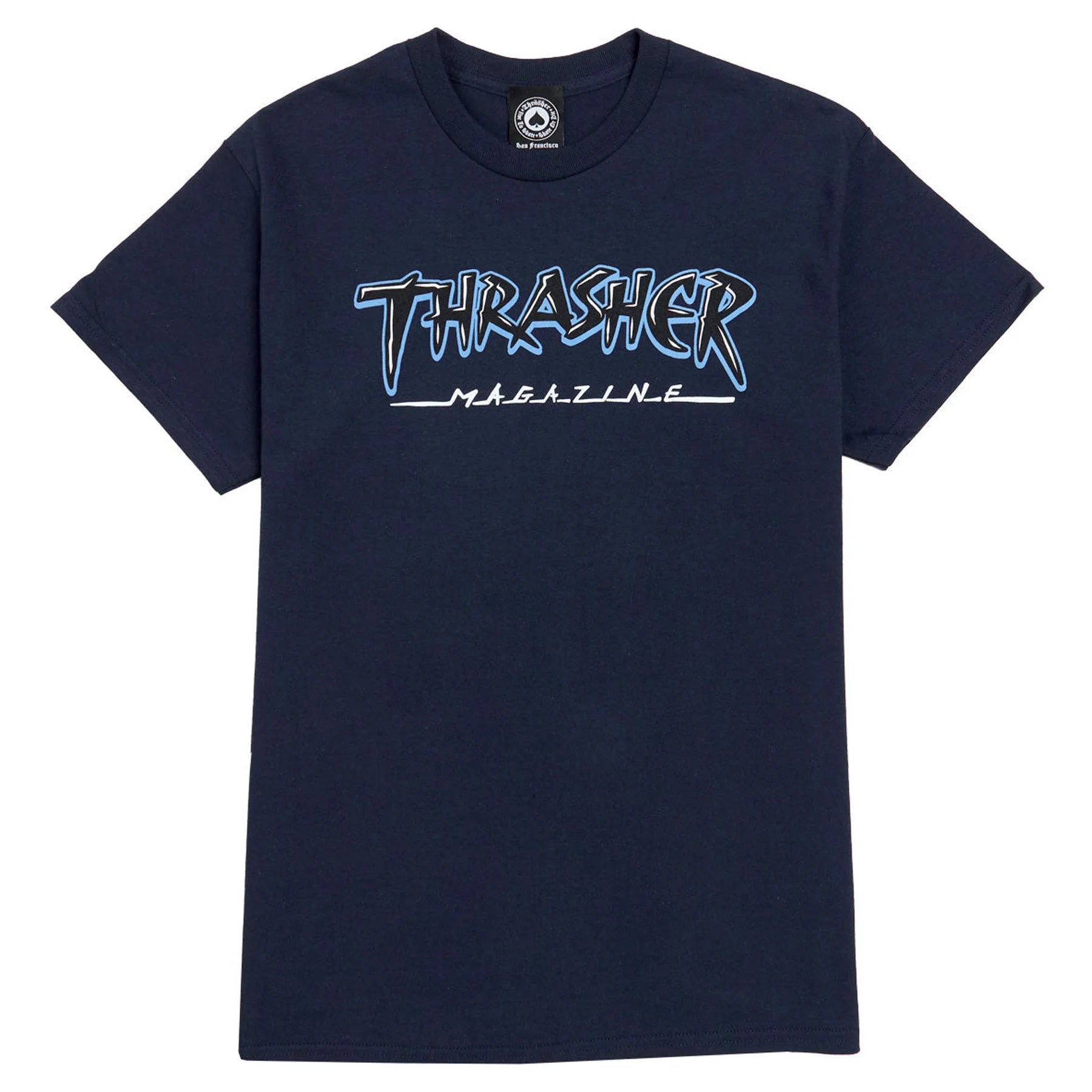 THRASHER - Slash Tee Navy