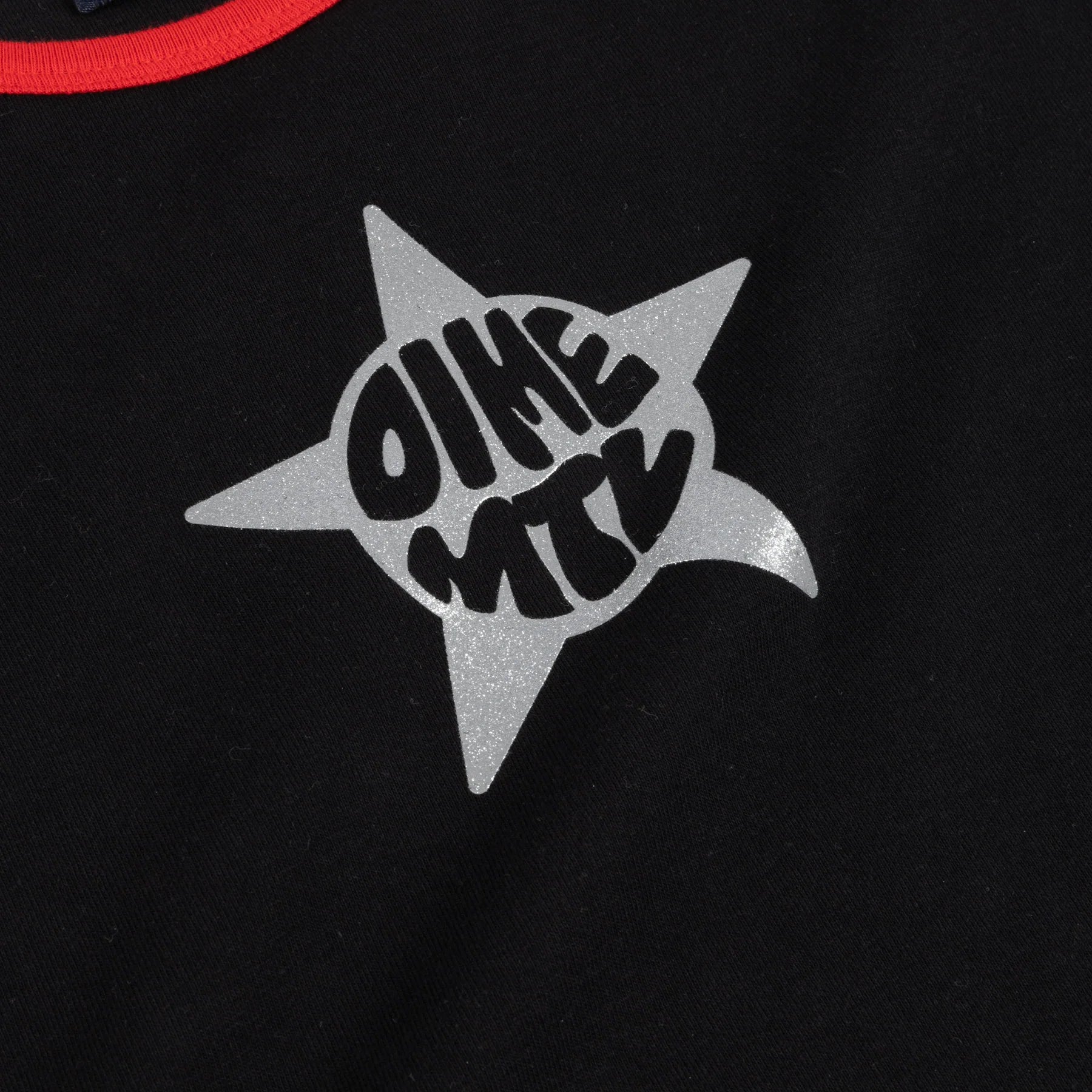 DIME - Star Baby Tee Black