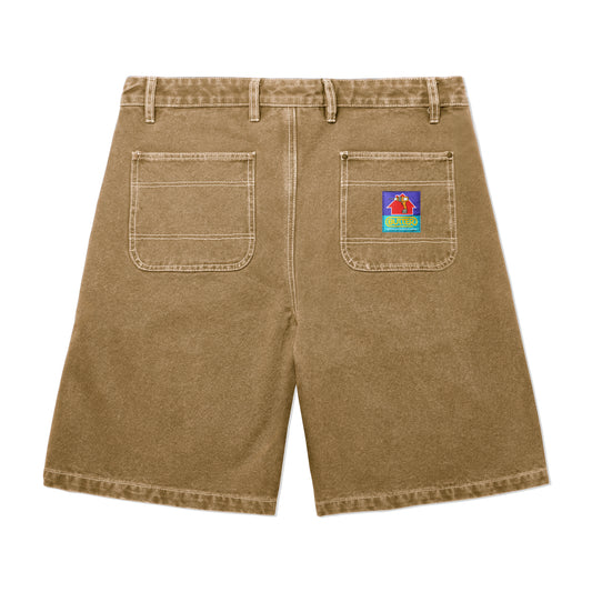 BUTTER GOODS - Work Shorts Washed Brown