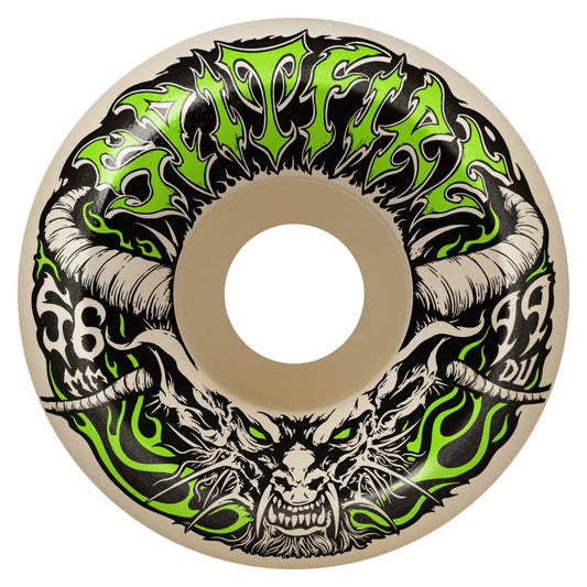 スケートボード SF Deluxe Productions Demon Gate 56mm SPITFIRE - 56mm F4 Demon Redux Conical Full 99a – Deli Skate Supply