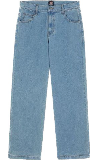 DICKIES - Skateboarding Wingville Loose Fit Jeans Light Denim