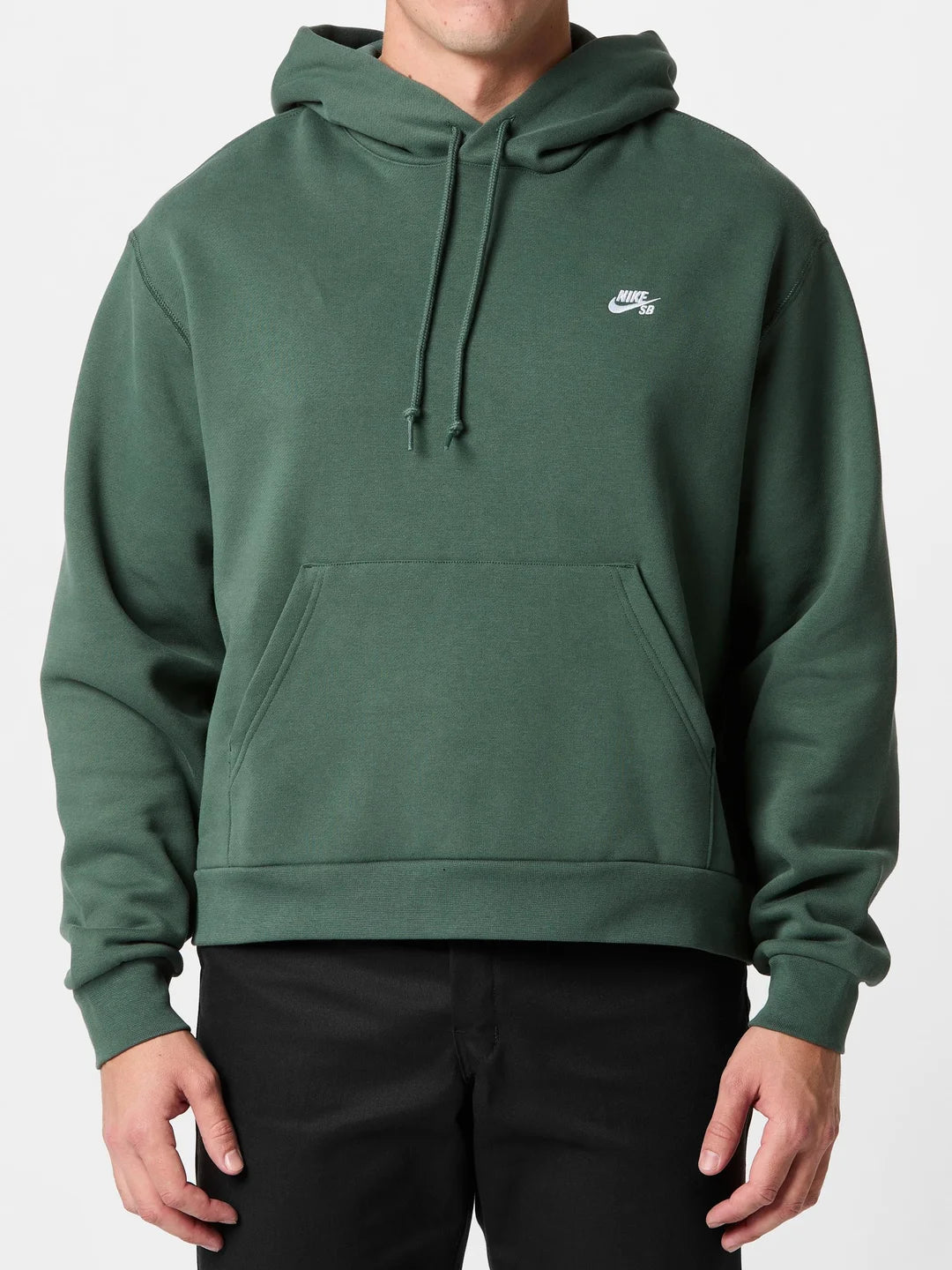 NIKE SB Essentials Fleece Pullover Green Deli Skate Supply