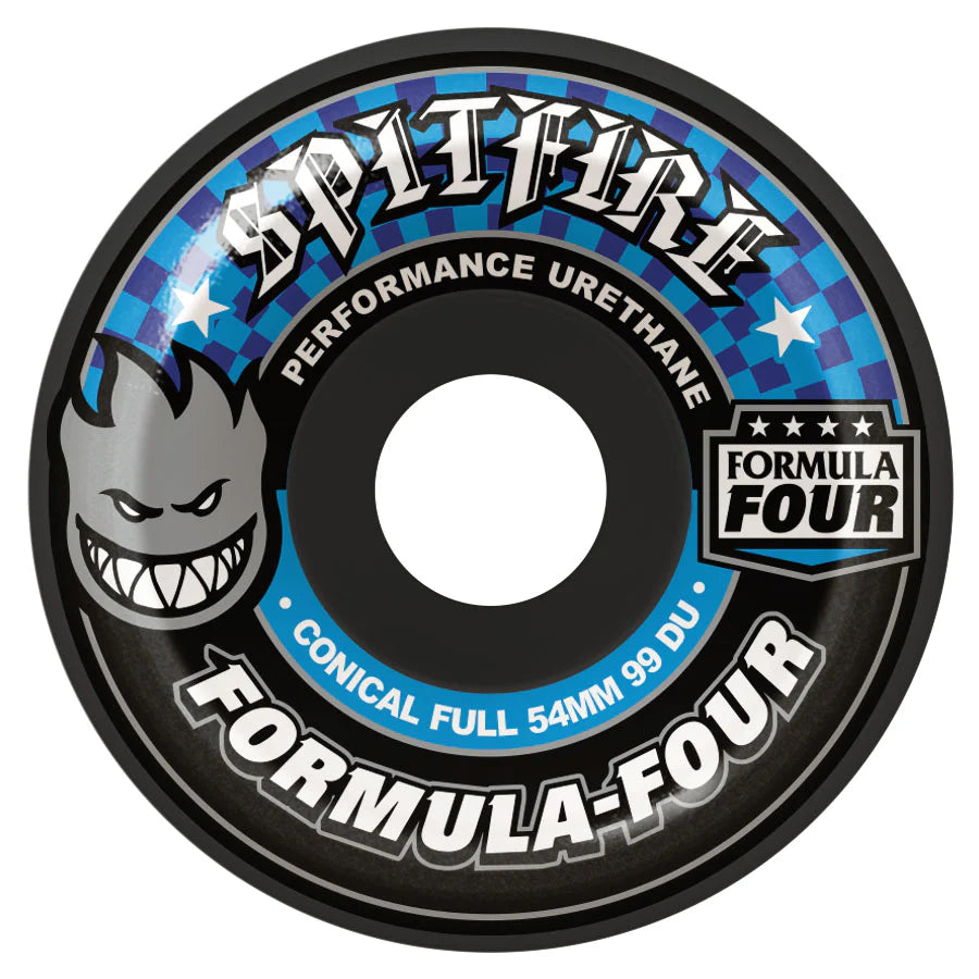 SPITFIRE 54mm F4 Conical Full Dark Grey 99a Deli Skate Supply