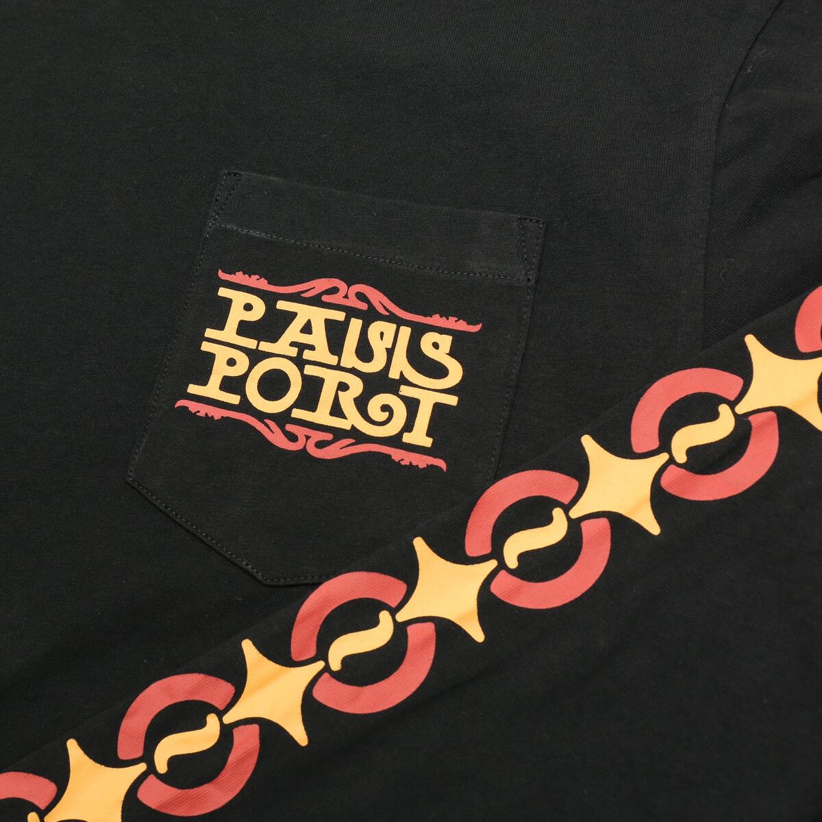 PASS~PORT - Bath House Pocket Longsleeve Tee Black