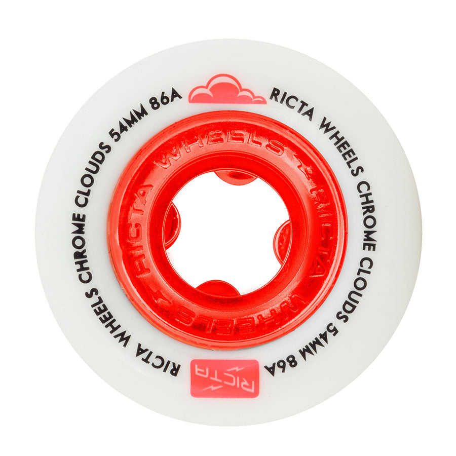 RICTA - 54mm Chrome Clouds Red 86a