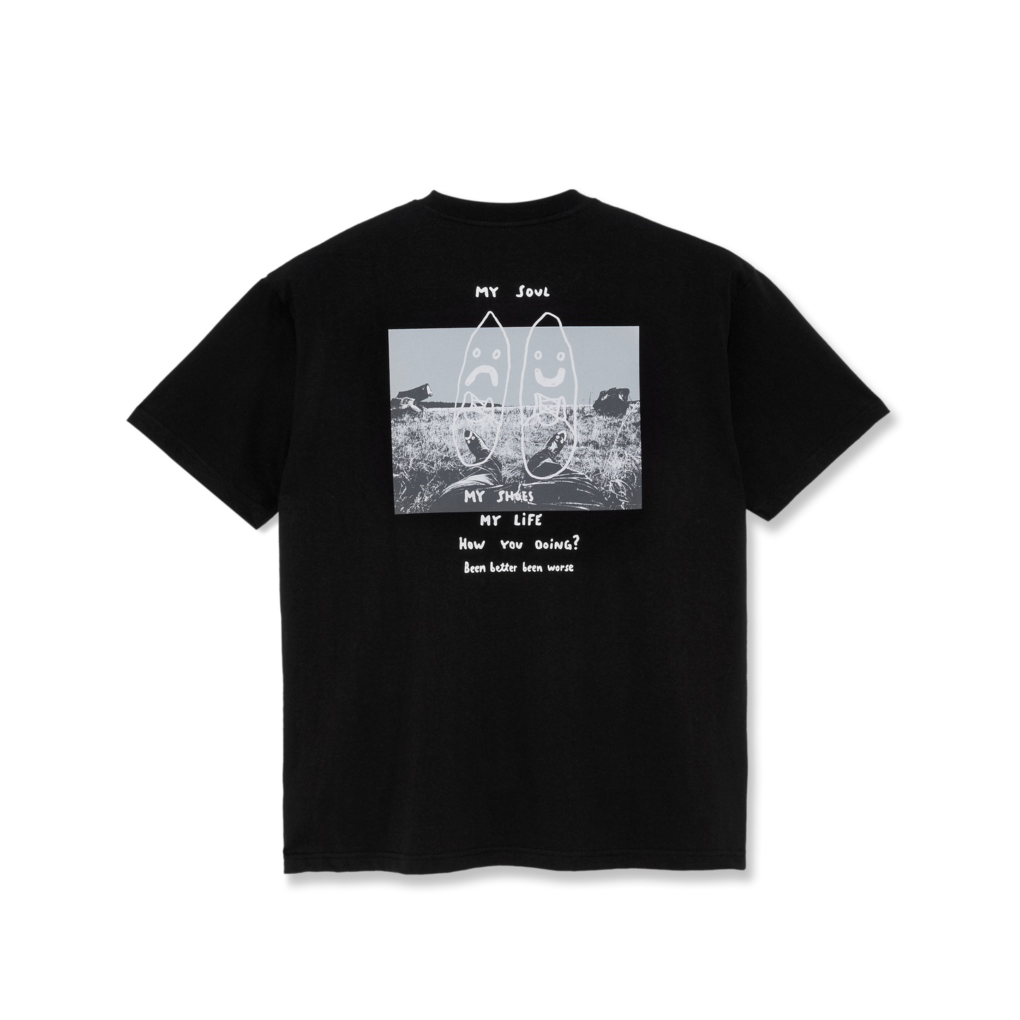 POLAR SKATE CO. - Struggle Tee Black